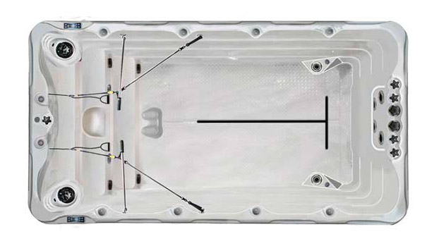 Плавательный спа бассейн Passion Spas Sport Swimspa Fitness 1 Deep