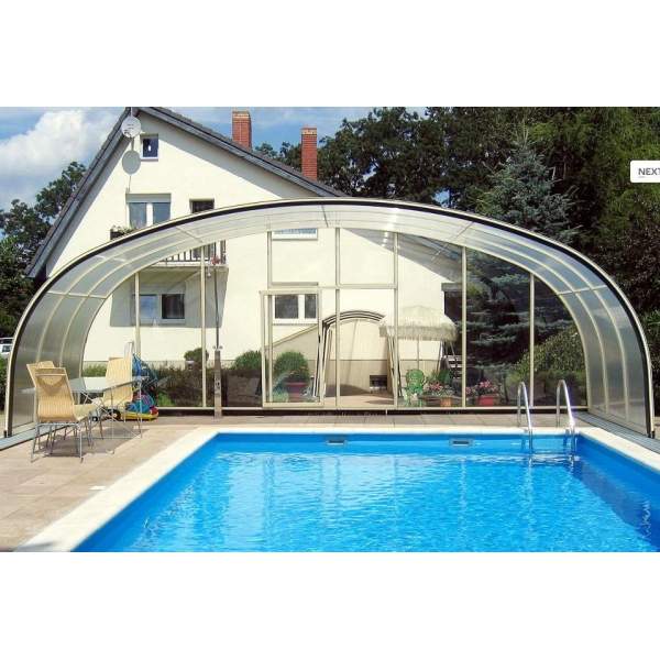 Павильон для бассейна 14х4,5(5,35)х2,4м. Лагуна IPC