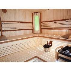 Финская сауна Harvia Rondium с обшивкой из ольхи S2015KLL (рис.1)