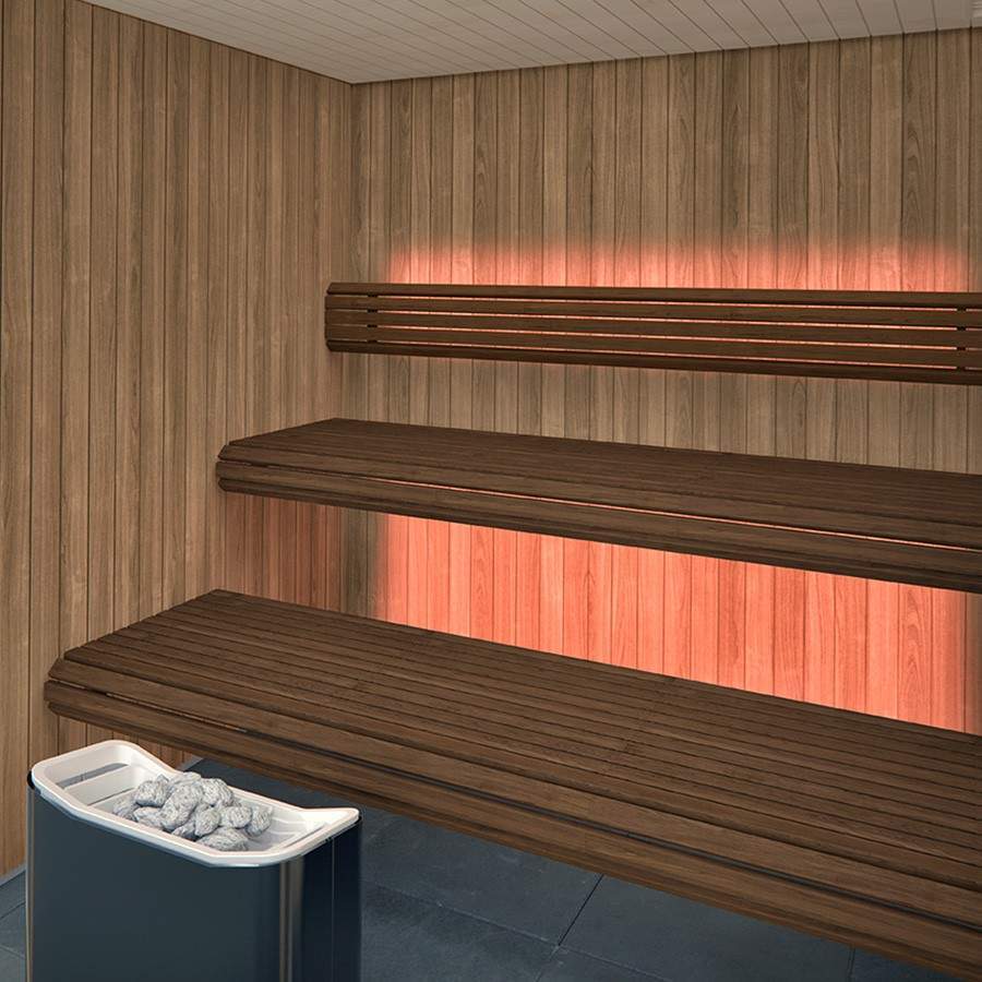 Сауна Tylo New Vision 150 установка в левый угол (рис.1)