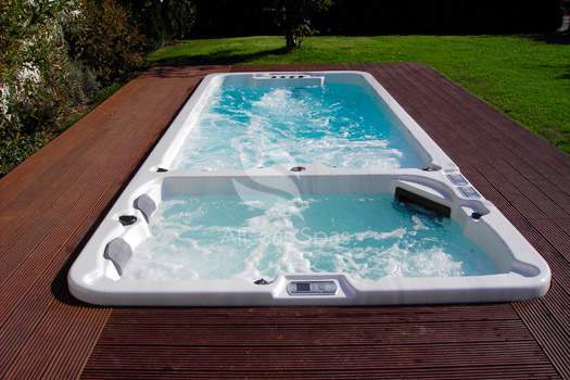 Бассейн джакузи с двумя чашами Allseas Spa ASW 6000 Superior (рис.1)