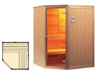 Инфракрасная сауна Saunalux Royal Maxi 5 Eck (рис.1)