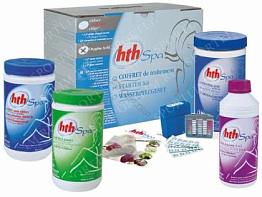 Набор для СПА бассейна активный кислород HTH SPA 5,4 кг + 2л